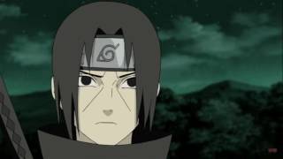 Itachi awakens his Mangekyou Sharingan English Dub [upl. by Orose398]