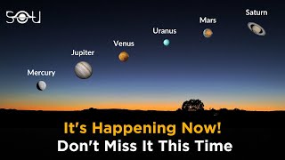 Look Up A Rare Planetary Alignment is Taking Place Right Now [upl. by Paehpos]