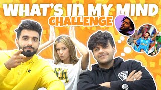 WHATS IN MY MIND CHALLENGE  FT manavchhabra unnatimalharkar  ADDYTV [upl. by Noruq954]