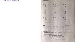 Unit 1 Lesson 9  Homework [upl. by Ynes]