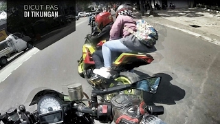 Sunmori Riding Part 4  SCBD Ditutup Cornering Monasco motovlog [upl. by Etyak]