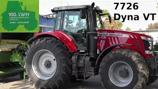 100 Landwirtschaftliches Hauptfest 2018 Cannstatter Wasen Stuttgart  Massey Ferguson 7726 DynaVT [upl. by Bell]