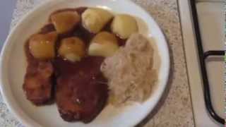 Kasseler Braten mit Sauerkraut [upl. by Muiram]