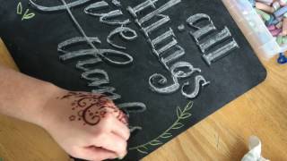 Chalkboard Lettering [upl. by Asyen]