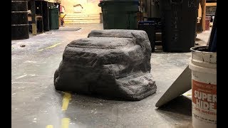 Prop Building  Styrofoam Rock [upl. by Kuth405]