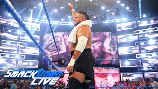 Samoa Joe sends an intimidating SummerSlam message to AJ Styles SmackDown LIVE July 31 2018 [upl. by Notpmah]