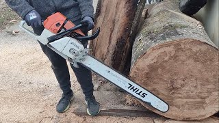 Stihl ms660 quick test after carb rebuild [upl. by Frederigo]