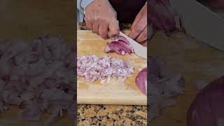 ASMR Chopping Onions with Sounds🤪asmr shorts asmrsounds onions [upl. by Aivato]