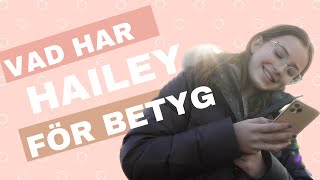 utvecklingssamtal vad har Hailey för betyg  VLOGG [upl. by Ikairik]