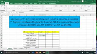 Compra de un régimen común a un régimen simplificado  Asiento contable [upl. by Anrim]