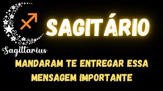 ♐️SAGITÁRIO✉️MANDARAM TE ENTREGAR ESSA MENSAGEM IMPORTANTE [upl. by Nylazor]