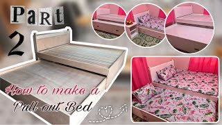 HOW TO MAKE A PULLOUT BED  Part 2 HAMMER MASTER [upl. by Jessa]