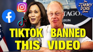 TikTok Censors Accurate Criticism Of Kamala Video By Chris Hedges [upl. by Ciredor]