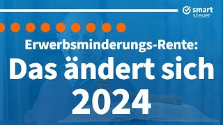 Neues Gesetz Das ändert sich JETZT für EMRentner  Erwerbsminderungsrentner Änderungen 2024 [upl. by Esialb]