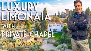 LUXURY LIMONAIA WITH PRIVATE CHAPEL FOR SALE IN FLORENCE  ROMOLINI [upl. by Ydaf]