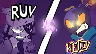 whitty vs ruv animation friday night funkin [upl. by Benedetto653]