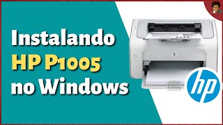 Como baixar e instalar o driver da impressora HP LaserJet P1005 no Windows 7 8 ou 10 [upl. by Wanda]