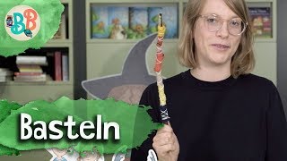 Zauberstab basteln  DIY Bastelanleitung  Petronella Apfelmus [upl. by O'Toole]