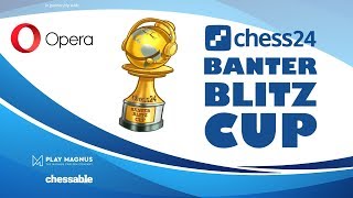 Banter Blitz Cup  GM Peter Svidler vs GM Yannick Gozzoli [upl. by Wester]