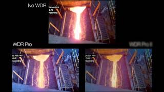 VIVOTEK IP8155HP Footage  WDR Pro II Steelmaking Slag [upl. by Perry]