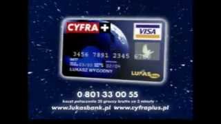 CYFRAspot reklamowy karty CyfryLukas Bank2004 [upl. by Ribal]