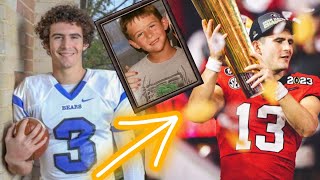 THE STETSON BENNETT STORY FROM 2 STAR HIGH SCHOOL RECRUIT TO 2X NATIONAL CHAMPION [upl. by Nosittam]