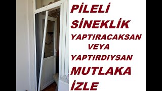 PİLELİ SİNEKLİK MONTAJI NASIL YAPILIR  KENDİ SİNEKLİĞİNİZİ TAKIN [upl. by Jacynth785]