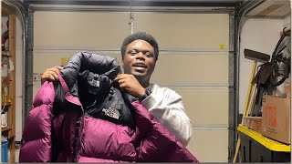 The North Face  1996 Retro Nuptse Down Jacket  Boysenberry  Review [upl. by Eidolem]