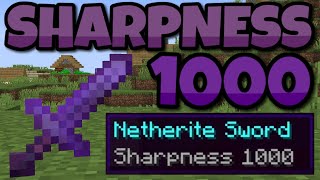 How to get a SHARPNESS 1000 SWORD in Minecraft 120 [upl. by Dayiz]