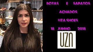 COMPRINHAS  PROMOÇÃO CALÇADOS  UZA SHOES  18 DE JUNHO DE 2018 [upl. by Nomyad533]