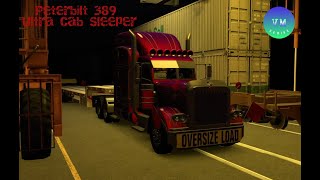 Peterbilt 389 Ultra Cab Sleeper [upl. by Anaiuq917]