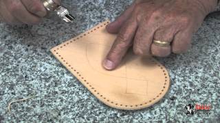 Craftool Adjustable VGouge Leather Tutorial [upl. by Goren908]