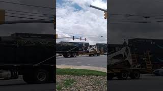 THE SOUTHBOUND TRAIN FreightTrain railroadcrossing norfolksouthern [upl. by Agueda]