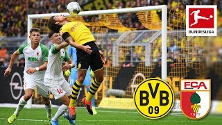 Borussia Dortmund vs FC Augsburg I 51 I Sancho Alcacer Reus and Brandt Score  Highlights [upl. by Ja]