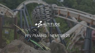 Nemesis roller coaster chased by fpv drone [upl. by Atiuqihc]