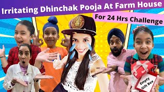 Irritating Dhinchak Pooja At Farm House For 24 Hours Challenge  Ramneek Singh 1313  RS 1313 VLOGS [upl. by Kern395]