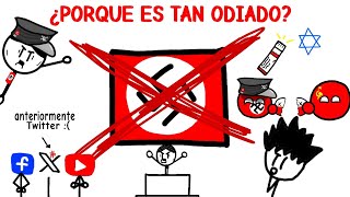 Porque el símbolo nazi es tan odiado  Explicación rápida con dibujos [upl. by Ambie380]