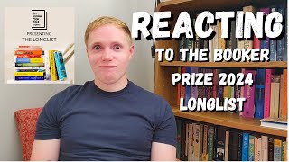 Reacting to the Booker Prize 2024 Longlist [upl. by Gillian]