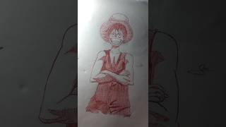 Luffy Drawing 🥶 [upl. by Cowie718]