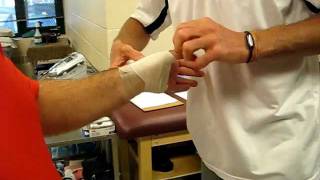 Thumb ulnar collateral ligament tape job [upl. by Ewart]