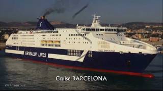 Cruise Barcelona  Grimaldi Lines  NetFerrycom [upl. by Alicsirp]