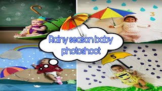 Monsoon theme baby photoshoot ideas । rainy season photography। monsoon photoshoot [upl. by Nauqit]