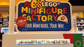 LEGO Minifigure Factory Liverpool One Outlet Merseyside England Great Britain UK United Kingdom [upl. by Nuy189]