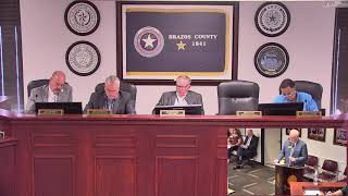 Brazos County Commissioners Court 06112024 [upl. by Jac366]