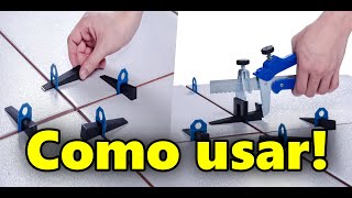 Aprenda usar nivelador de piso no porcelanato corretamente [upl. by Klingel]