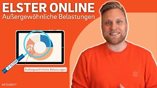 Außergewöhnliche Belastungen in ELSTER online  ELSTER online Tutorial zur Steuererklärung 2022 [upl. by Aneleasor965]