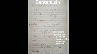 Gentamicin usesEasypharmacy [upl. by Lazaruk65]