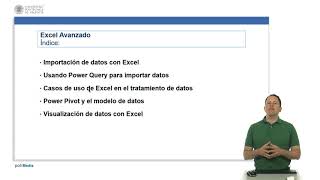Excel avanzado Índice del curso   UPV [upl. by Assenar]