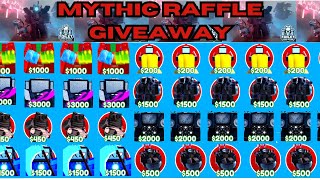 🔴LIVE🔥TOILET TOWER DEFENSE🚽EPIC LEGENDARY MYTHIC GIVEAWAY🔥 [upl. by Mylo]