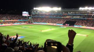 NZ vs SA 2015 World Cup SemiFinal  Grant Elliot winning 6 [upl. by Arnoldo476]